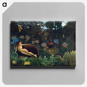 アートパネル-The Dream - アンリ ルソー Canvas.