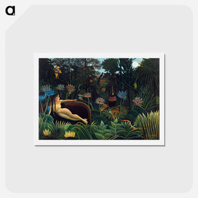 アートポストカード-The Dream - アンリ ルソー Postcard.
