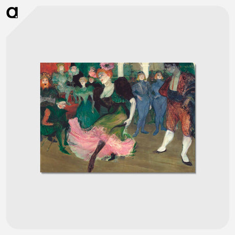 アートポストカード-Marcelle Lender Dancing the Bolero in Chilpéric - アンリ ド トゥールーズ ロートレック Postcard.