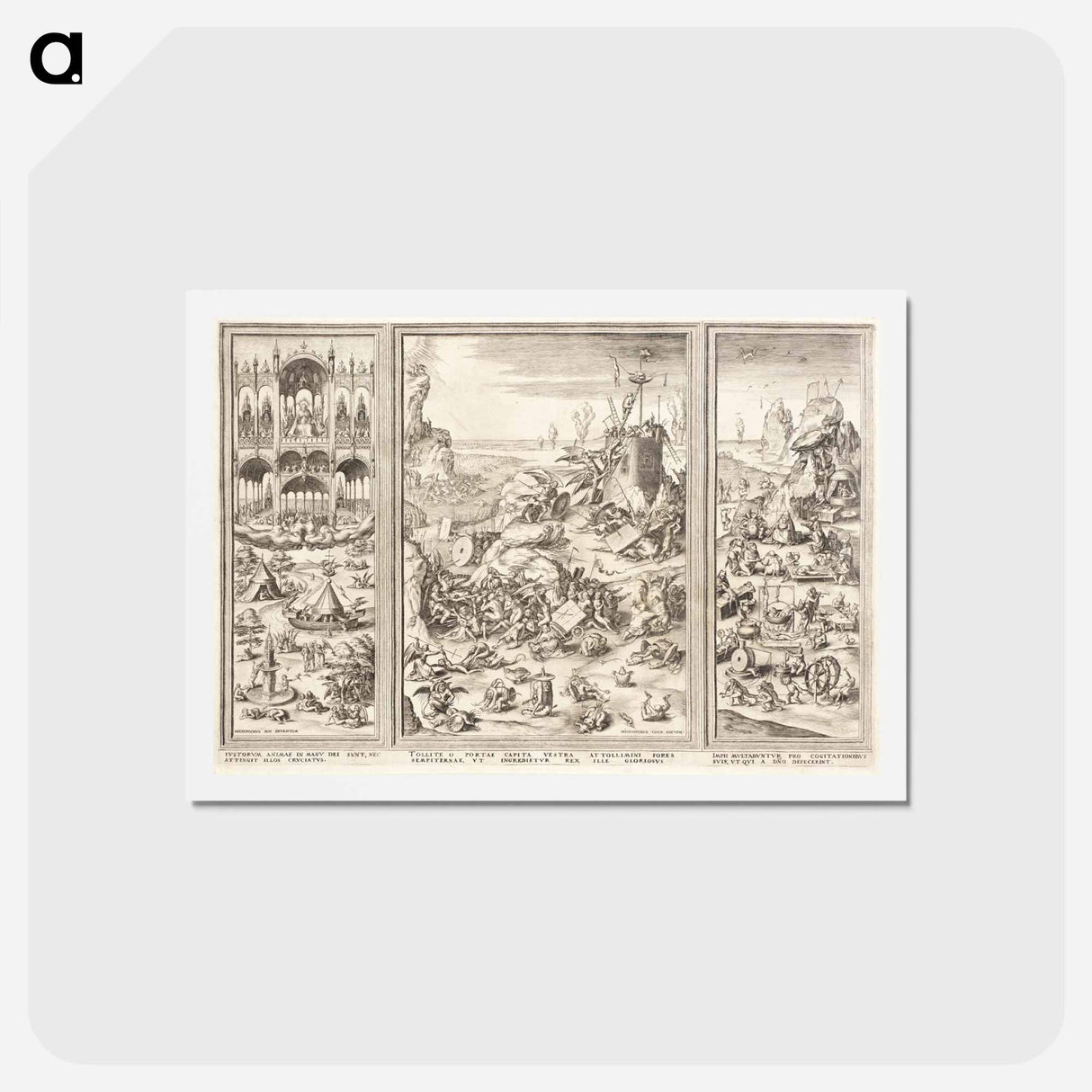 アートポストカード-The Last Judgement
 - ヒエロニムス ボス Postcard.