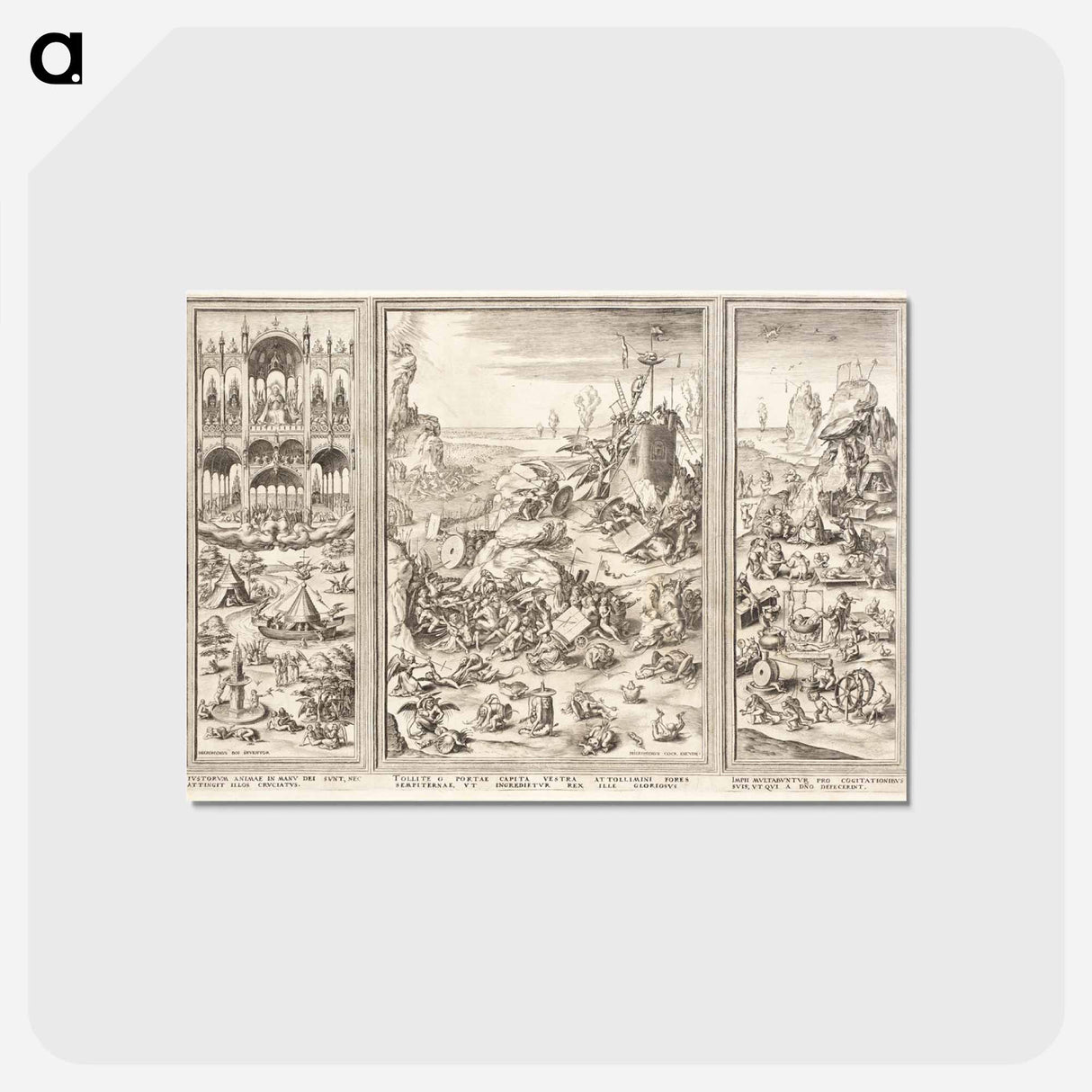 アートポストカード-The Last Judgement
 - ヒエロニムス ボス Postcard.