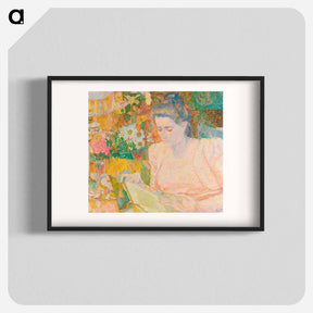 アートポスター-Portrait of Mrs Marie Jeannette de Lange - ヤン・トゥーロップ Poster.