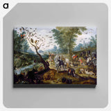 アートパネル-Noah's Ark Assembly
 - ヤン ファン ケッセル Canvas.