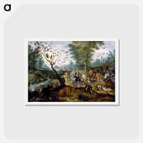 アートポストカード-Noah's Ark Assembly
 - ヤン ファン ケッセル Postcard.