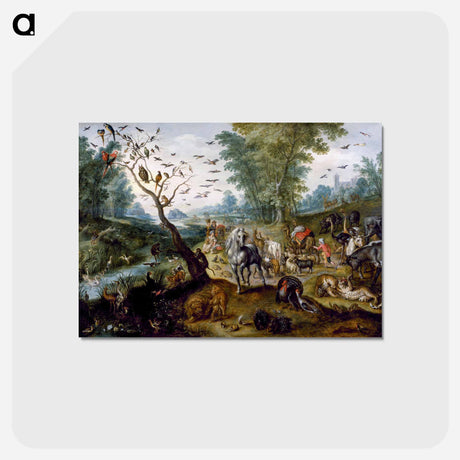 アートポストカード-Noah's Ark Assembly
 - ヤン ファン ケッセル Postcard.