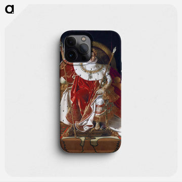 Napoleon I on His Imperial Throne
 - ジャン オーギュスト ドミニク アングル Phone Case.