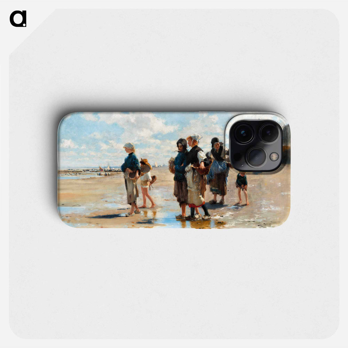 On the way to the pêche - John Singer Sargent Phone Case.