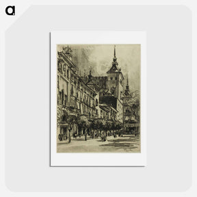 アートポストカード-The Zocodover, Toledo
 - ジョセフ ペネル Postcard.