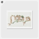 アートポストカード-Aqueduct in Rome
 - ジョセフス アウグストゥス クニップ Postcard.