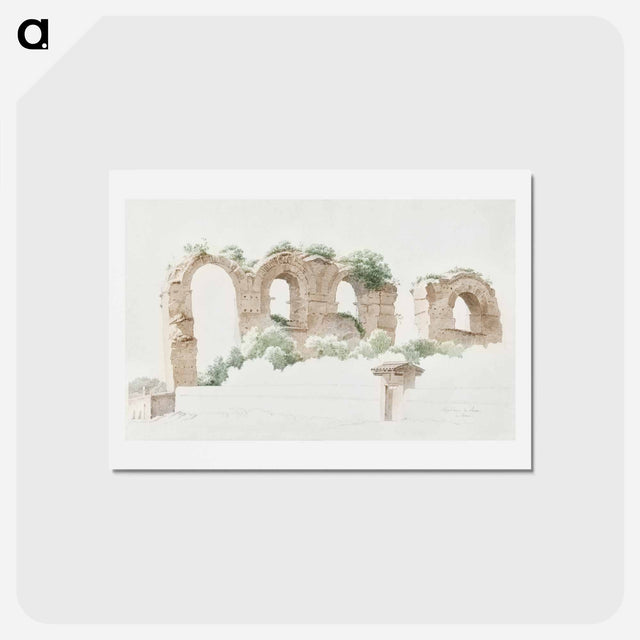 アートポストカード-Aqueduct in Rome
 - ジョセフス アウグストゥス クニップ Postcard.