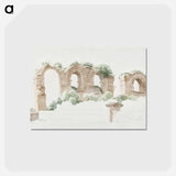 アートポストカード-Aqueduct in Rome
 - ジョセフス アウグストゥス クニップ Postcard.