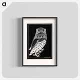 Two owls - ユリー デ フラーハ Poster.