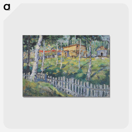 アートポストカード-Birkenhain - カジミール マレーヴィチ Postcard.