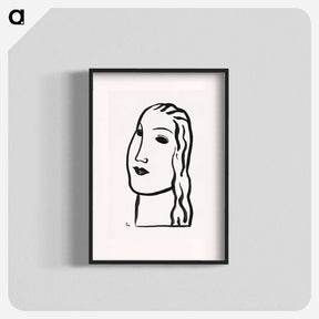 アートポスター-Woman's head - レオ ヘステル Poster.