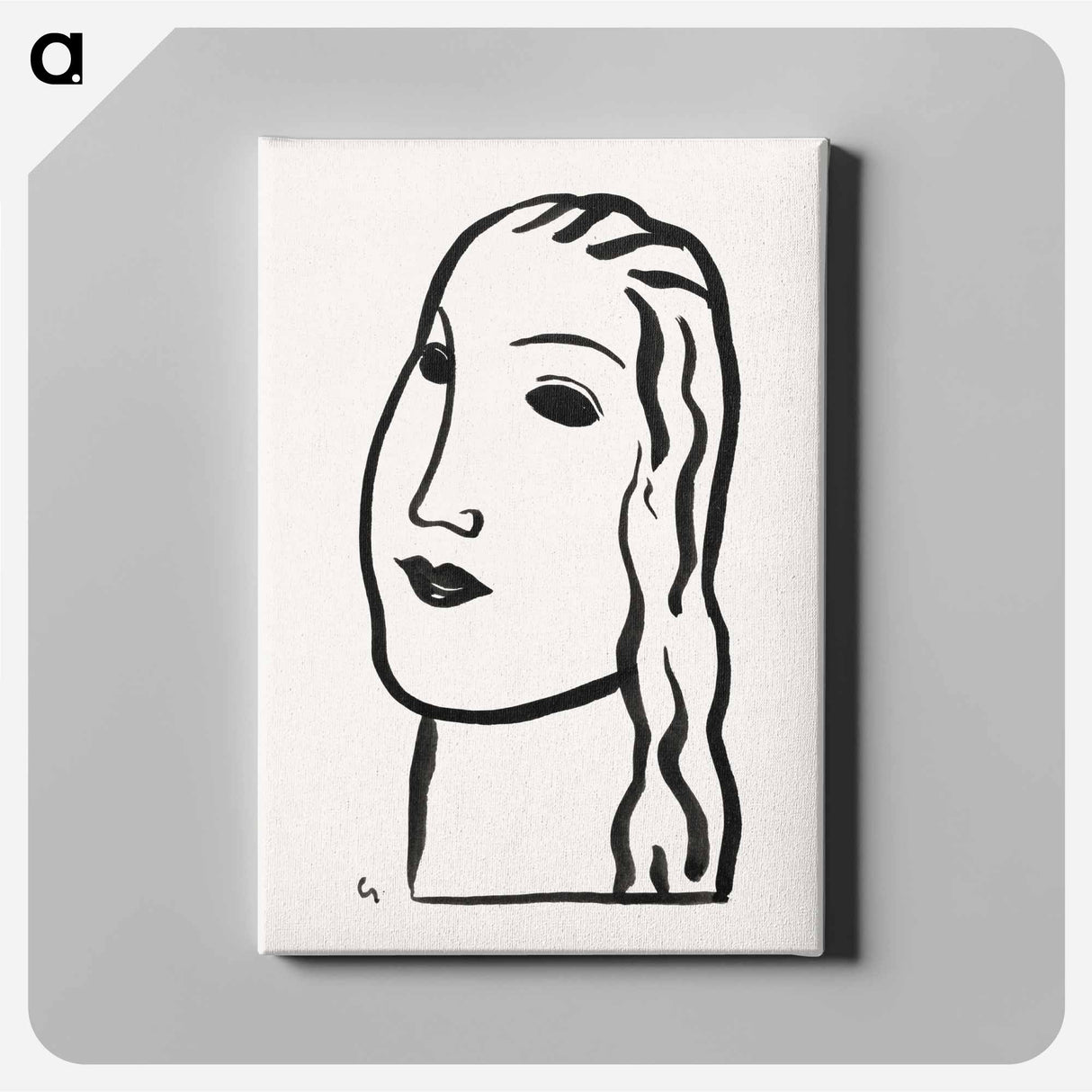 Woman's head - レオ ゲステル Canvas.