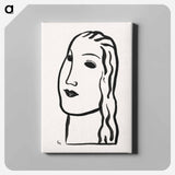 Woman's head - レオ ゲステル Canvas.