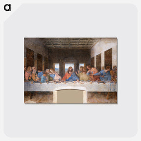 アートポストカード-The Last Supper - レオナルド ダ ヴィンチ Postcard.