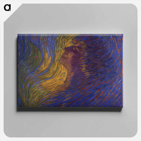アートパネル-Profumo (meaning "scent", "fragrance"), divisionist painting by Italian Futurist artist Luigi Russolo (1885 - 1947); dated 1910. - ルイージ ルッソロ Canvas.