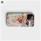 Bathers, Pouldu beach - モーリス ドニ Phone Case.