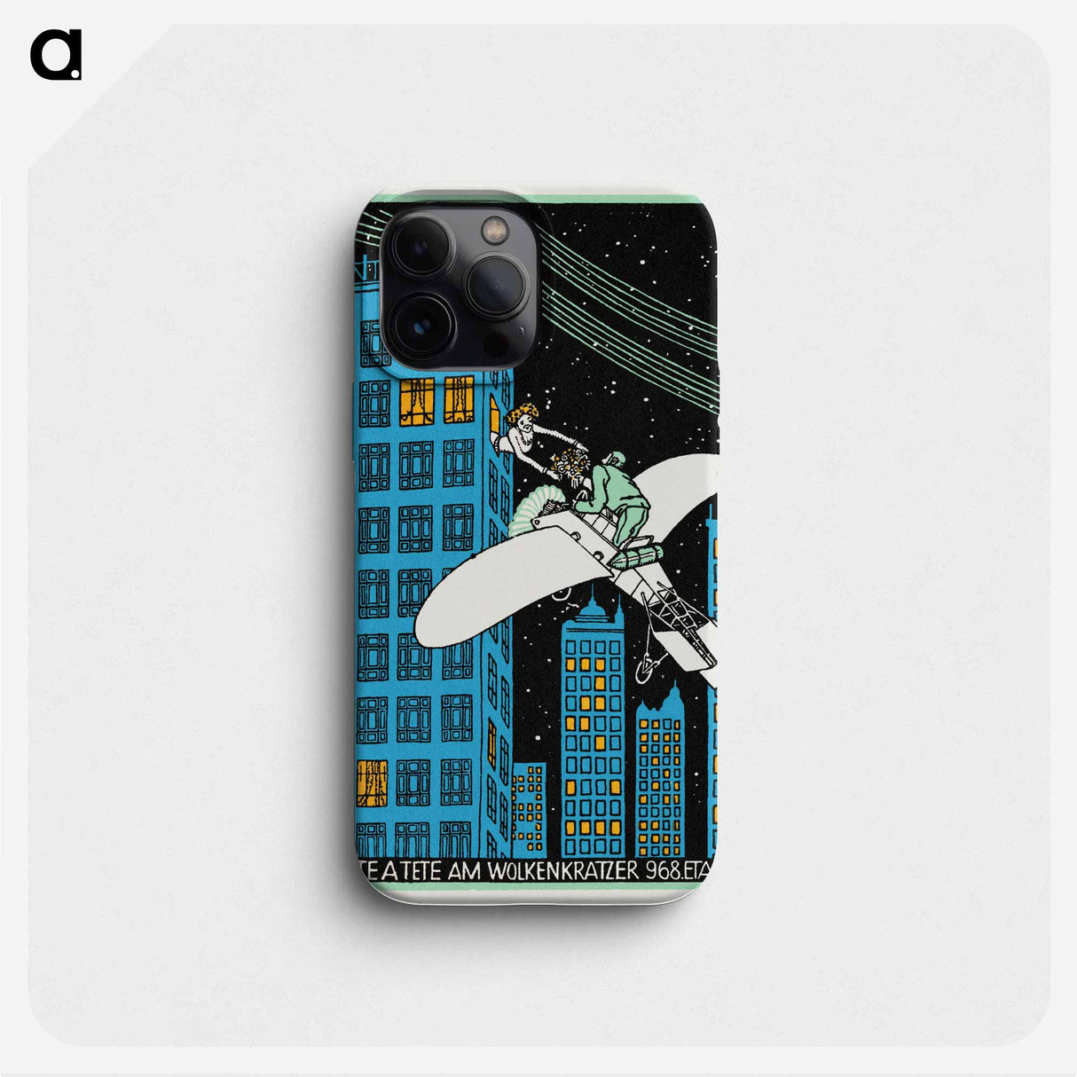 Tête á Tête on the 968th Floor of a Skyscraper - モリツ ユング Phone Case.