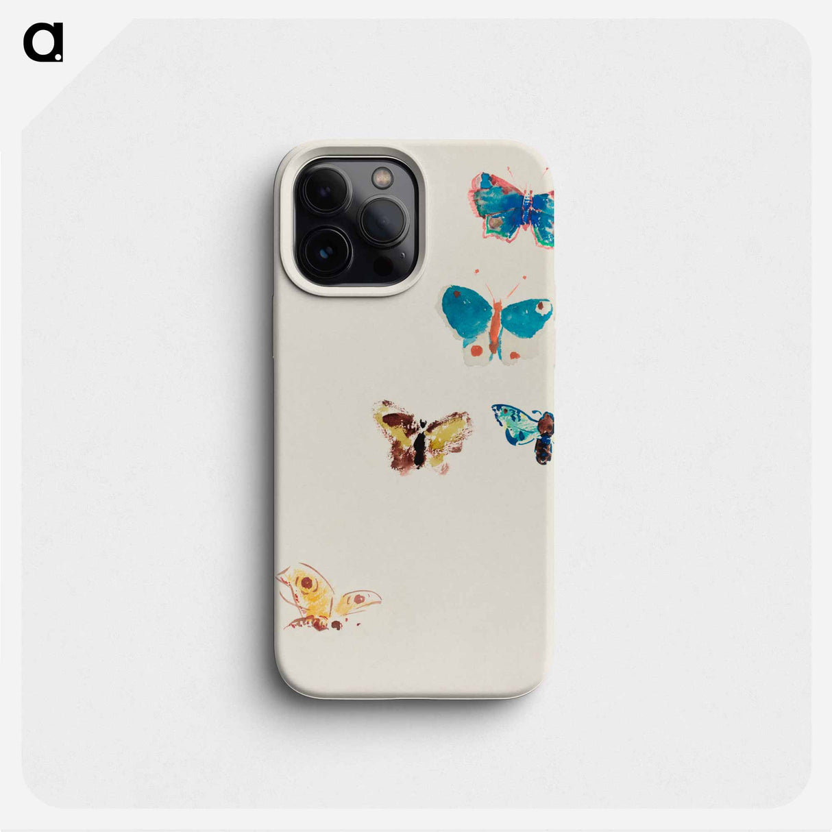 Five Butterflies - オディロン ルドン Phone Case.