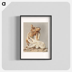 アートポスター-Wood Carving - 小川 一正 Poster.