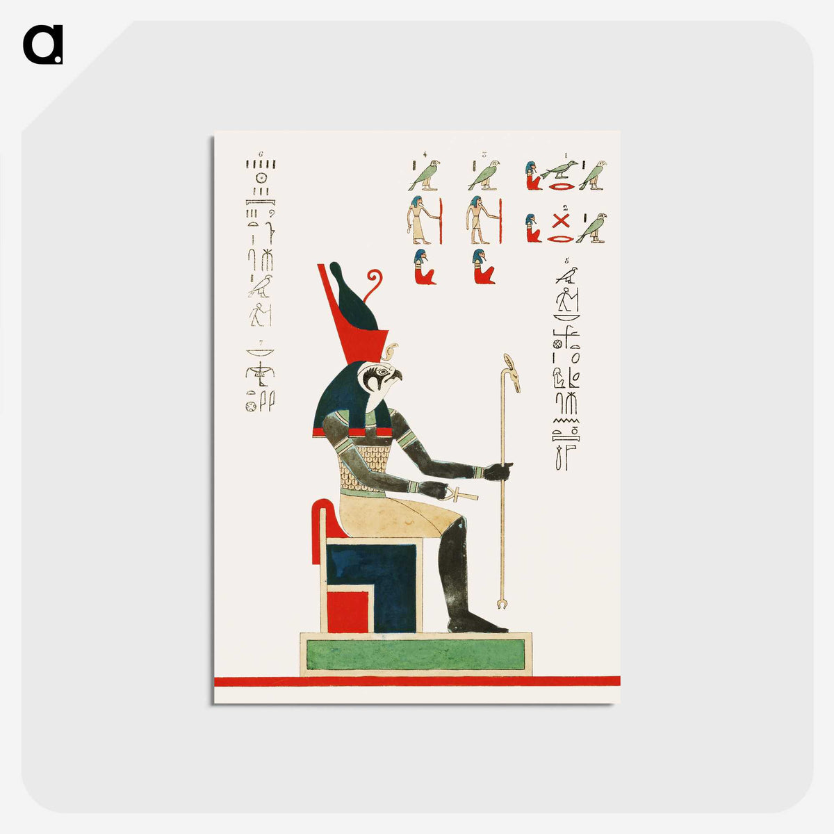 1-4_Pantheon-Egyptien_postcard