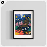 The Seed of the Areoi - ポール ゴーギャン Poster.