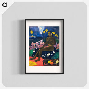 アートポスター-The Seed of the Areoi - ポール ゴーギャン Poster.