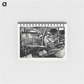 アートメモ帳-Dyke by the Road - ポール ナッシュ Memo.