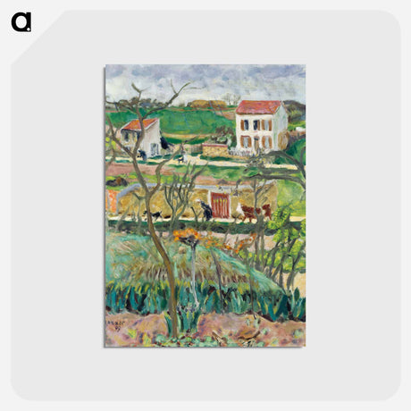 アートポストカード-Rainy Landscape
 - ピエール ボナール Postcard.