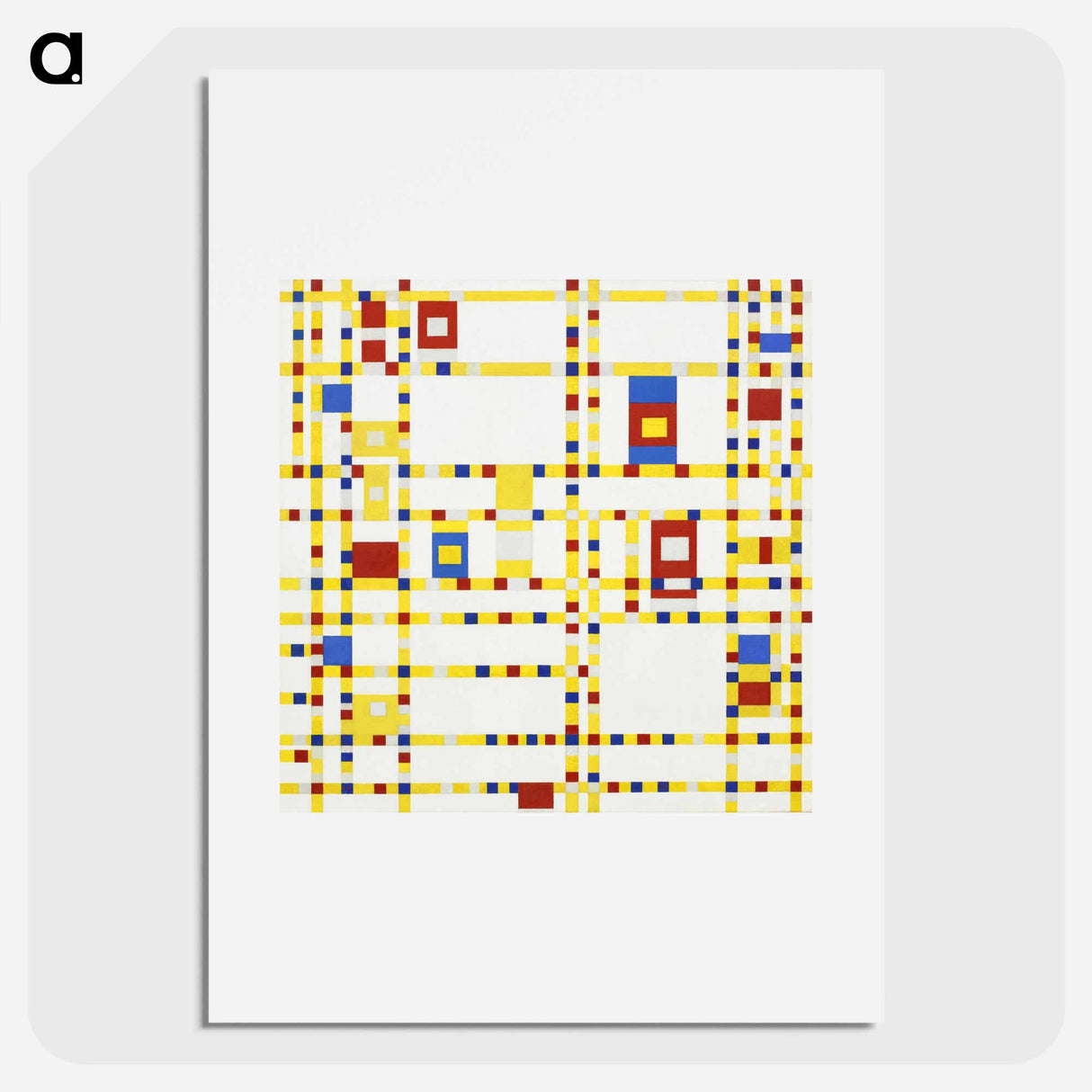 Broadway Boogie Woogie - Piet Mondrian Poster.