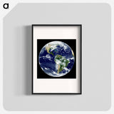 アートポスター-Earth as Seen by GOES 12
 - 地球 Poster.