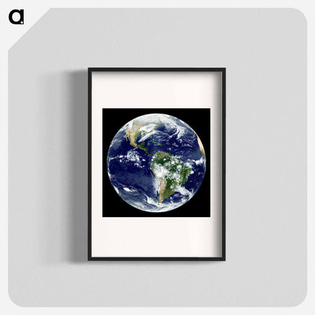 アートポスター-Earth as Seen by GOES 12
 - 地球 Poster.