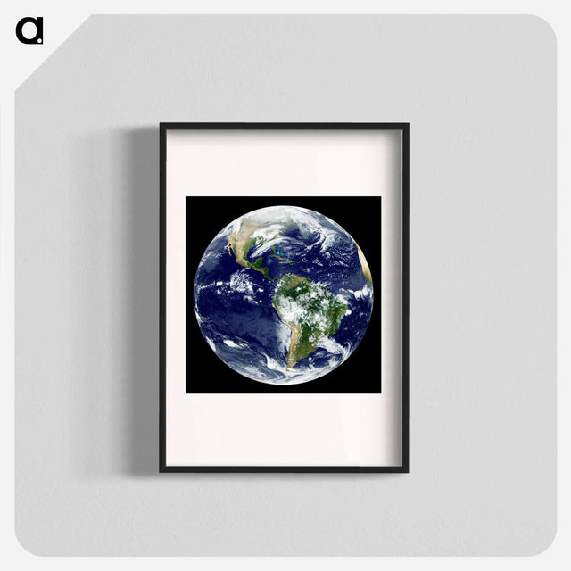 アートポスター-Earth as Seen by GOES 12
 - 地球 Poster.