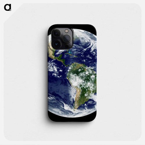 Earth as Seen by GOES 12
 - 地球 Phone Case.