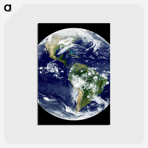 Earth as Seen by GOES 12
 - Earth Postcard.
