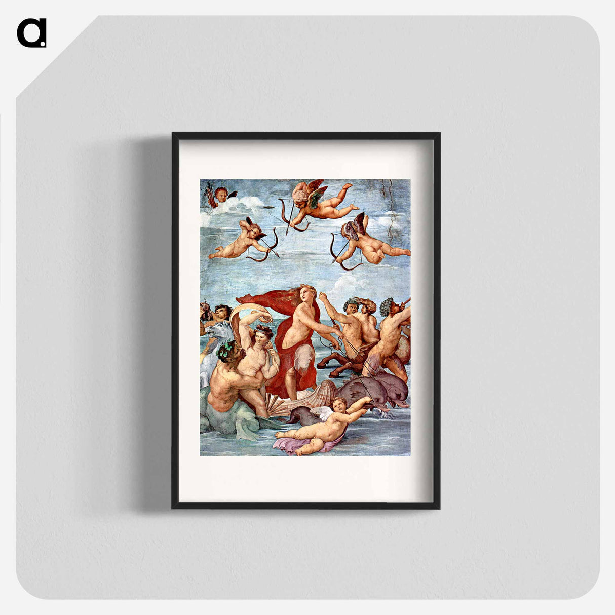 The Triumph of Galatea - ラファエロ サンティ Poster.
