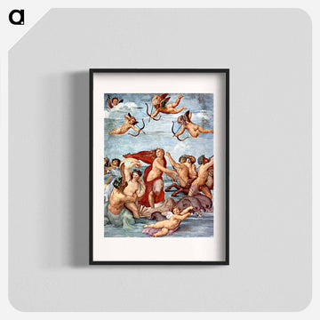 The Triumph of Galatea - ラファエロ サンティ Poster.