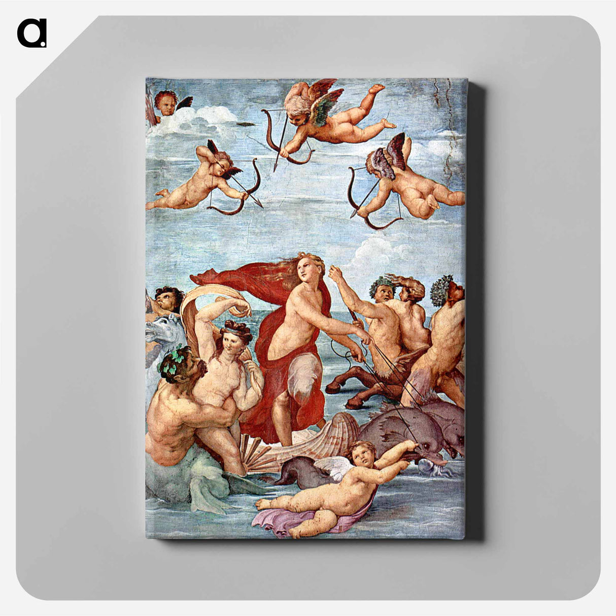 The Triumph of Galatea - ラファエロ サンティ Canvas.