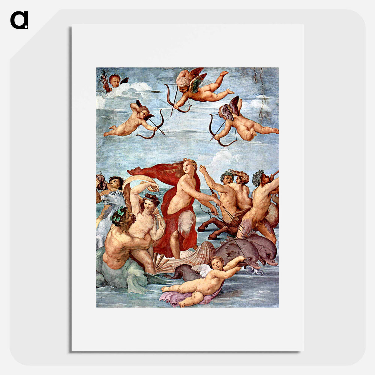 The Triumph of Galatea - ラファエロ サンティ Poster.