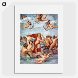 The Triumph of Galatea - ラファエロ サンティ Poster.