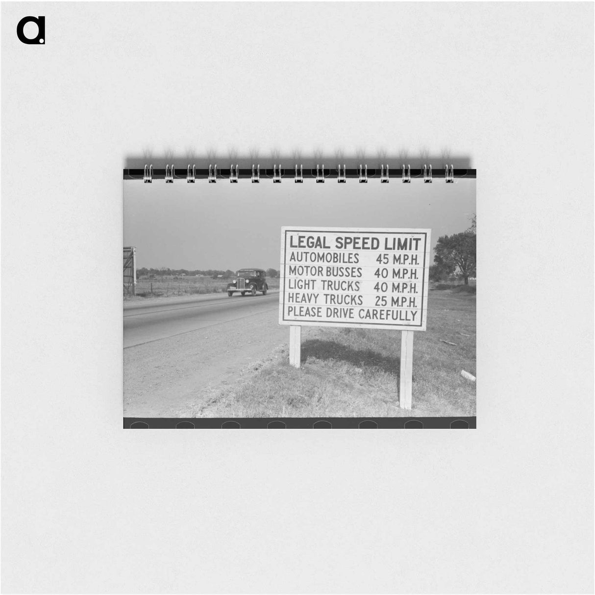 アートメモ帳-Early American Chair, Iowa Farm
 - ラッセル リー Memo.