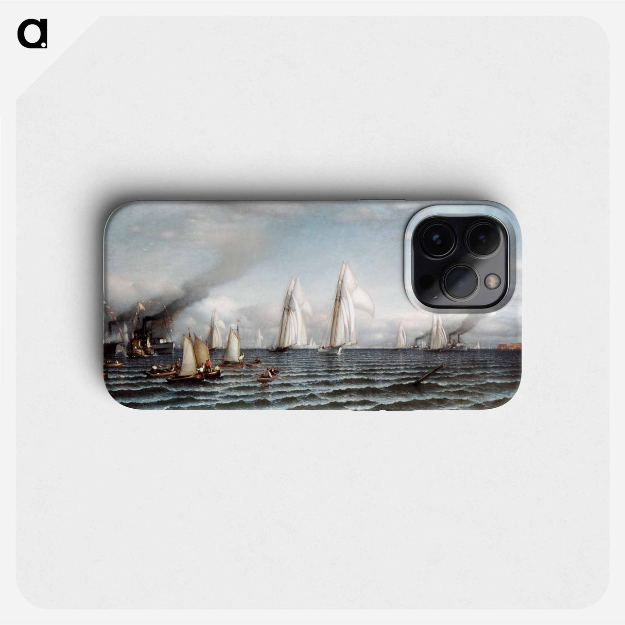 First International Race for America's Cup - Samuel Coleman Phone Case.