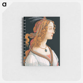 アートメモ帳-Idealized Portrait of a Lady - サンドロ ボッティチェッリ Memo.