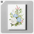 アートパネル-Periwinkle, Snowdrop, White Rose and Common Heath from The Language of Flowers, or, Floral Emblems of Thoughts, Feelings, and Sentiments
 - 花言葉 Canvas.