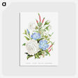 アートポストカード-Periwinkle, Snowdrop, White Rose and Common Heath from The Language of Flowers, or, Floral Emblems of Thoughts, Feelings, and Sentiments
 - 花言葉 Postcard.