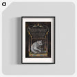 アートポスター-A Sloth from Mira Calligraphiae Monumenta
 - 書道のお手本 Poster.