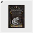 アートポストカード-A Sloth from Mira Calligraphiae Monumenta
 - 書道のお手本 Postcard.