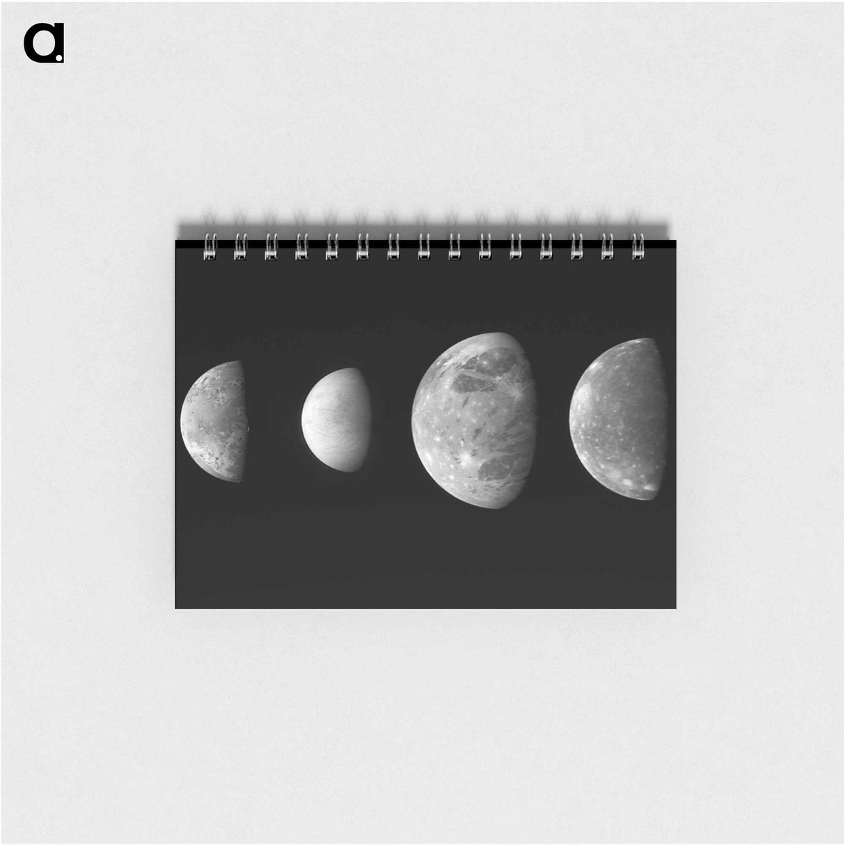 アートメモ帳-Jupiter's Moons: Family Portrait
 - ムーン Memo.
